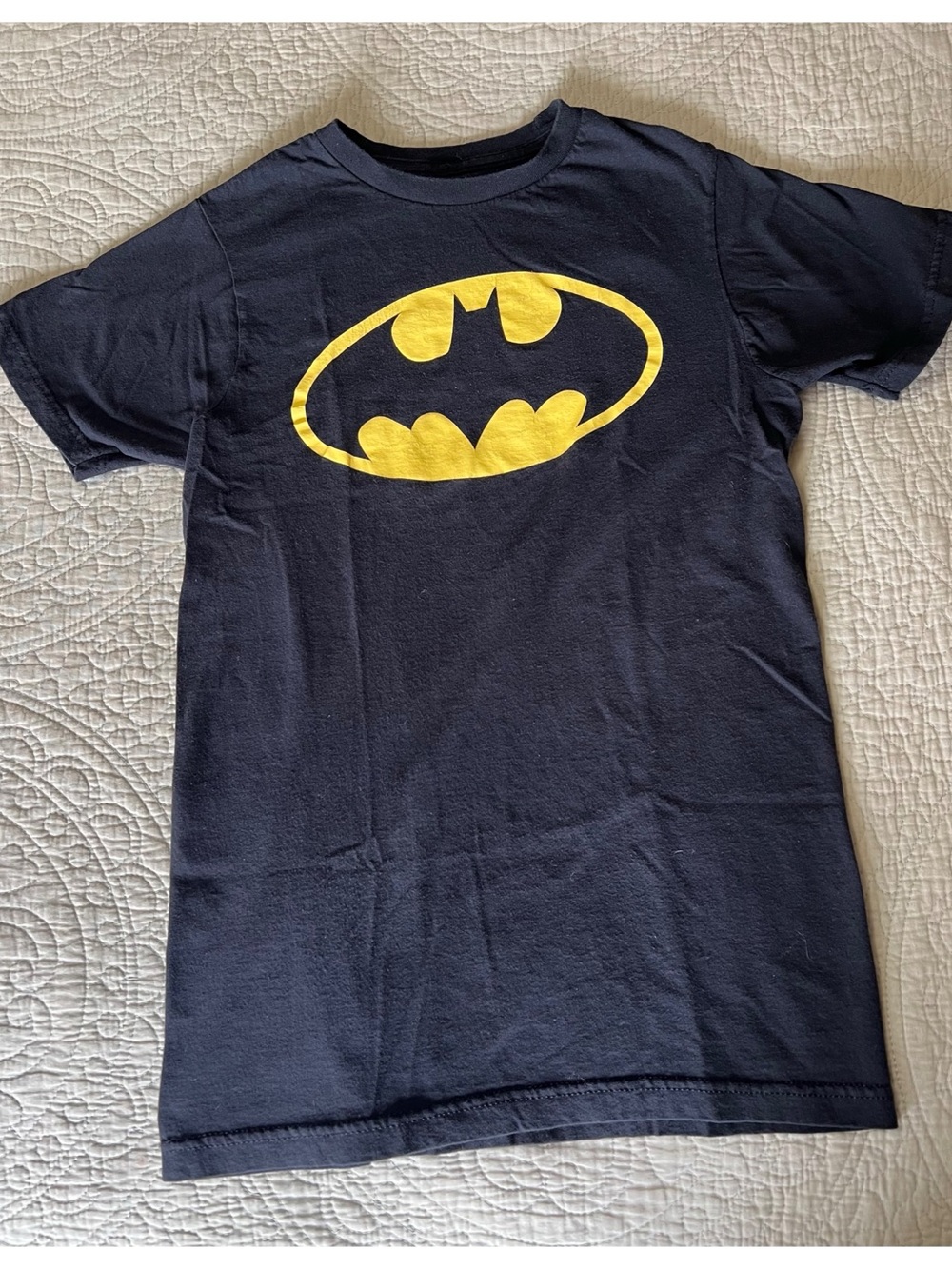Batman Short Sleeve Tee in Black and Yellow